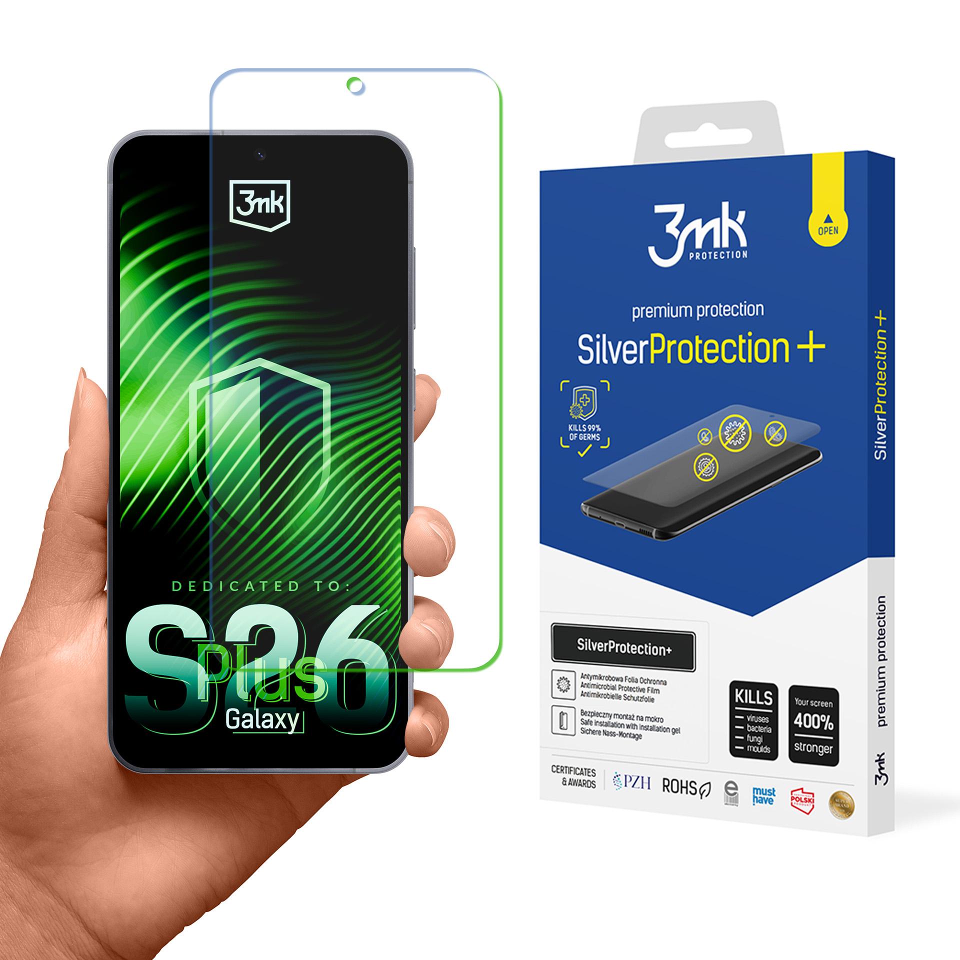 3mk SilverProtection+ suojakalvo Samsung Galaxy S26+ -puhelimelle