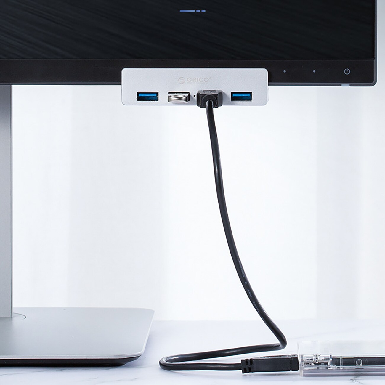 Orico MH4PU Hub Clamp-Mounted 4x USB-A 3.0 - hopea
