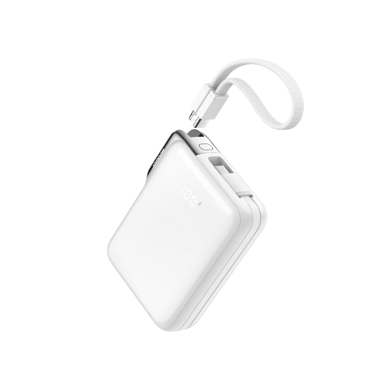 Joyroom JR-PBF27 Pro 10000mAh 30W varavirtalaite, sis. USB-C ja USB-C-Lightning -valkoinen