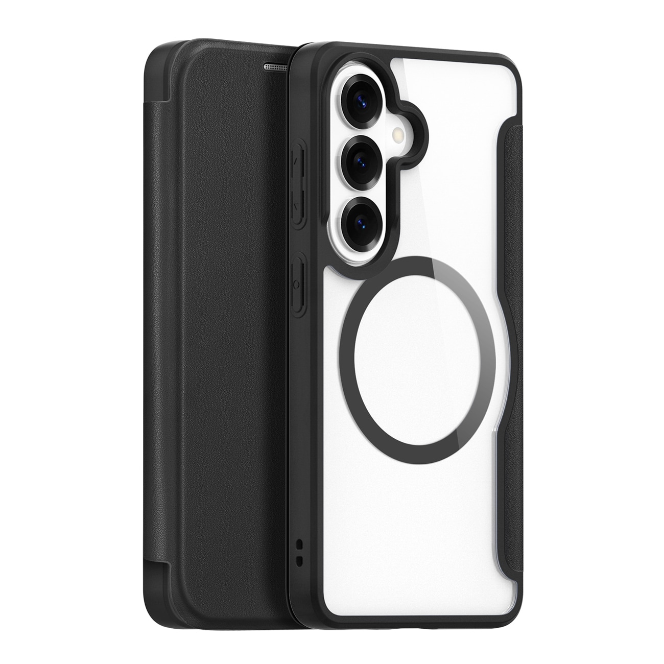 Dux Ducis Skin X Pro MagSafe-yhteensopiva lompakkokotelo Samsung Galaxy S26+ - musta