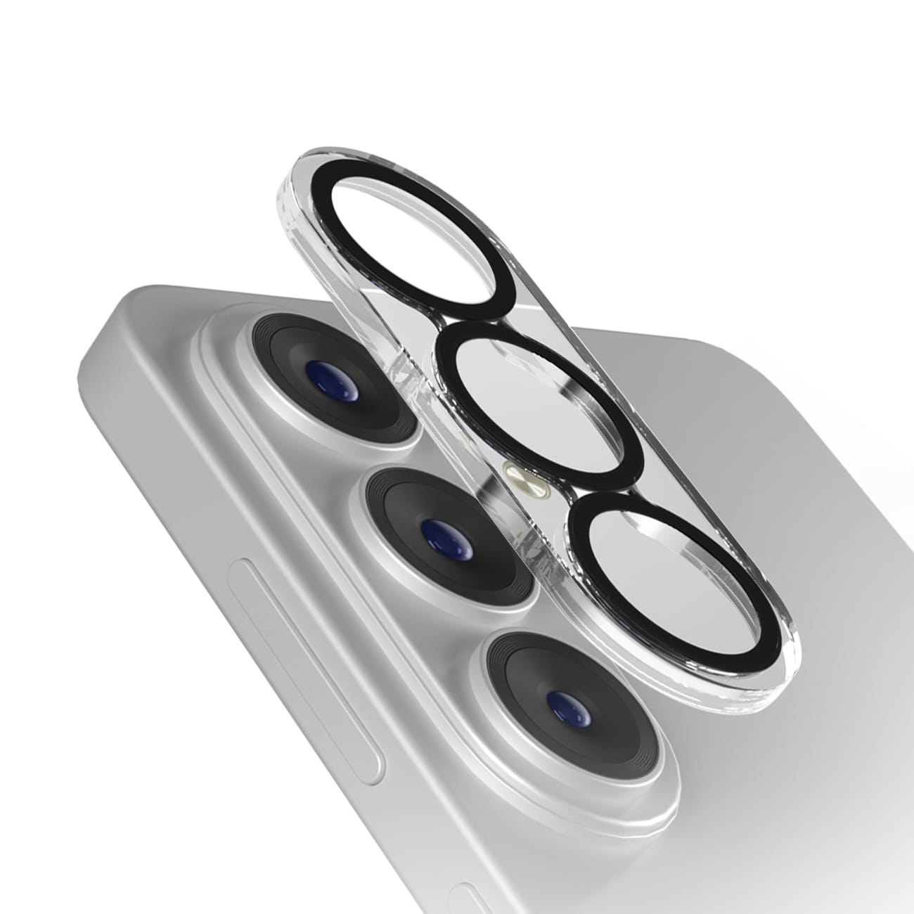 SBS takakameran suojalasi Samsung Galaxy S26:lle - mustalla kehyksellä varustettuna