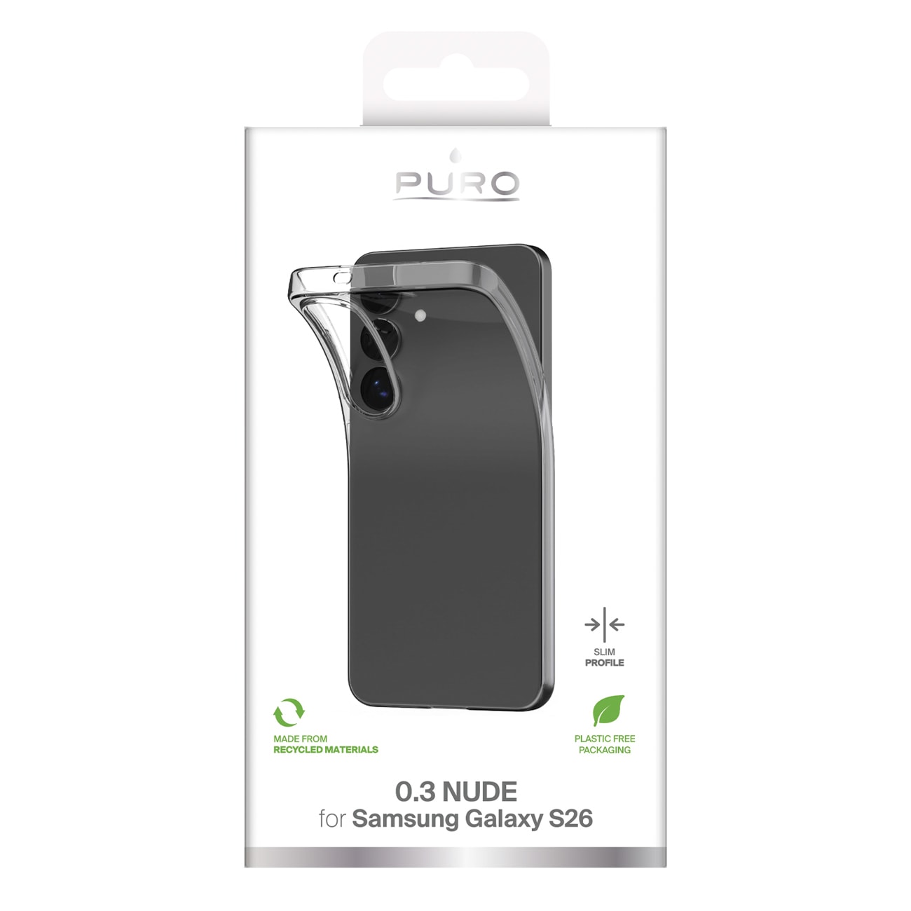 Puro 0.3 NUDE Kotelo Samsung Galaxy S26 - läpinäkyvä - läpinäkyvä
