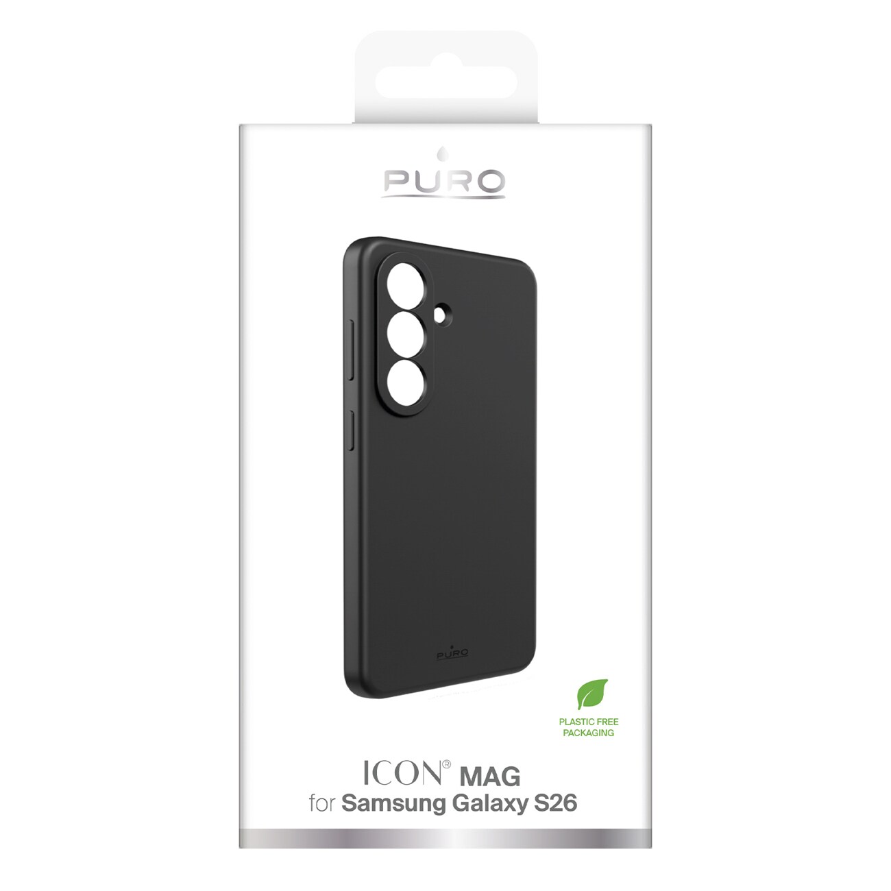 Puro ICON Silikonikotelo Samsung Galaxy S26 - musta