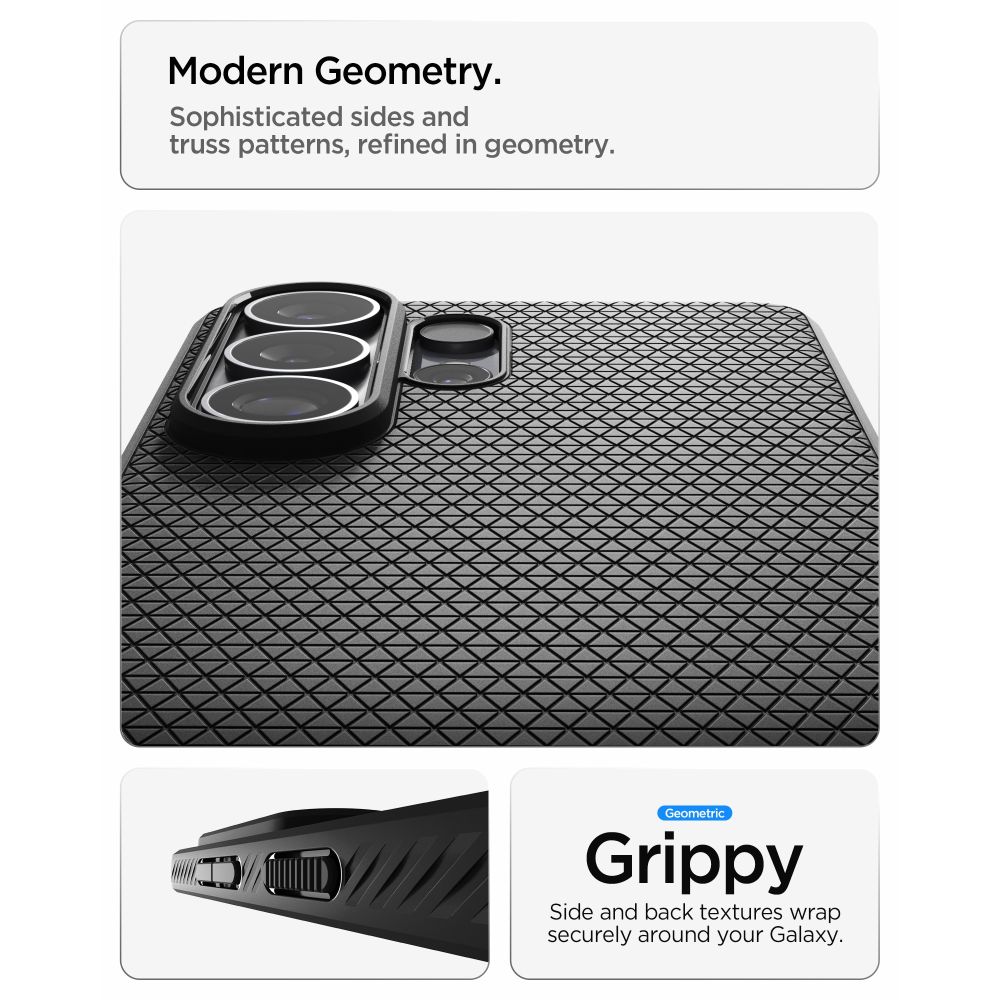 Spigen Liquid Air Mag Mag MagSafe kotelo Samsung Galaxy S26 Ultra - musta
