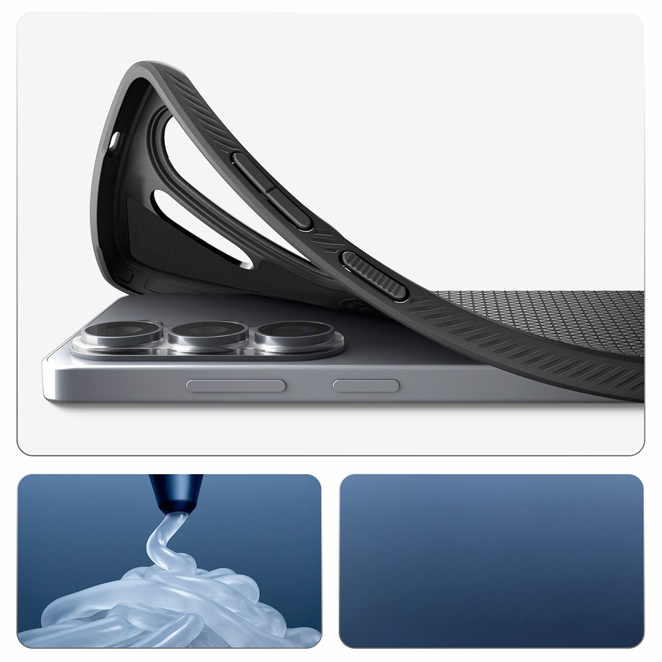 Spigen Liquid Air Mag Mag MagSafe kotelo Samsung Galaxy S26 Ultra - musta