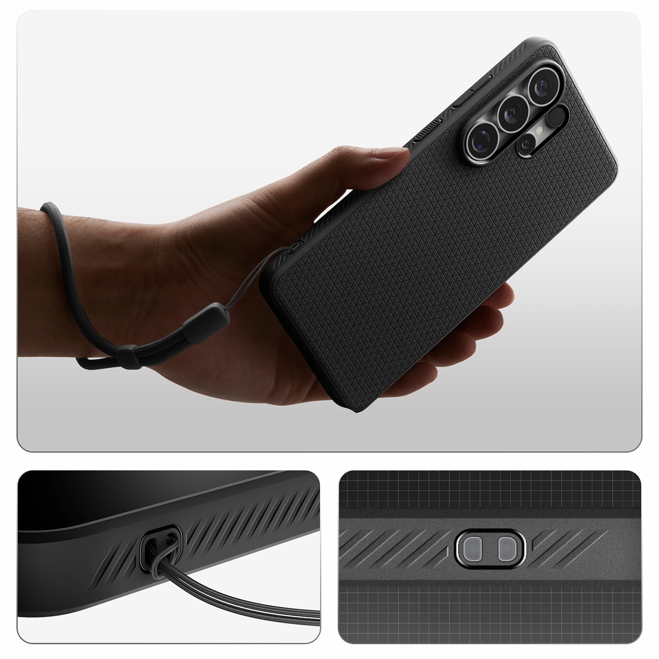 Spigen Liquid Air Mag Mag MagSafe kotelo Samsung Galaxy S26 Ultra - musta