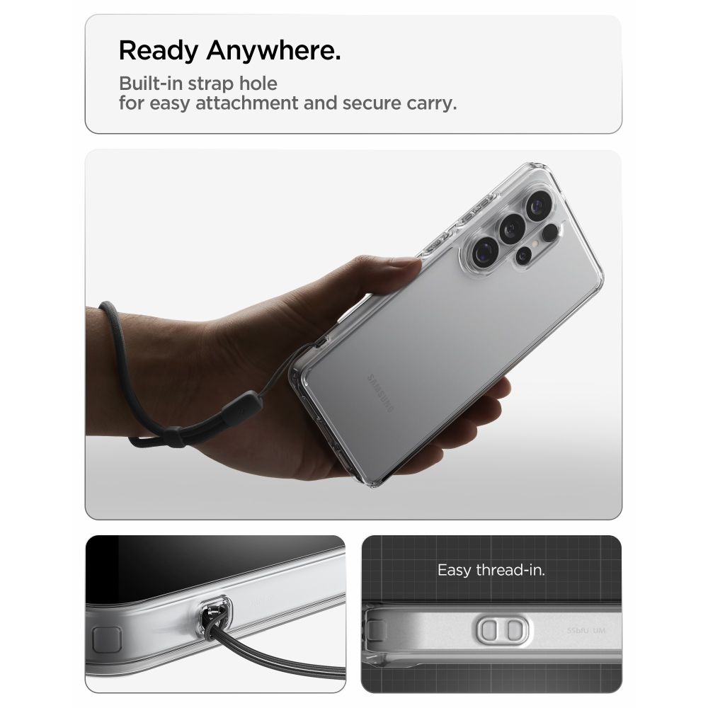 Spigen Ultra hybridi kotelo Samsung Galaxy S26 Ultra - läpinäkyvä - läpinäkyvä