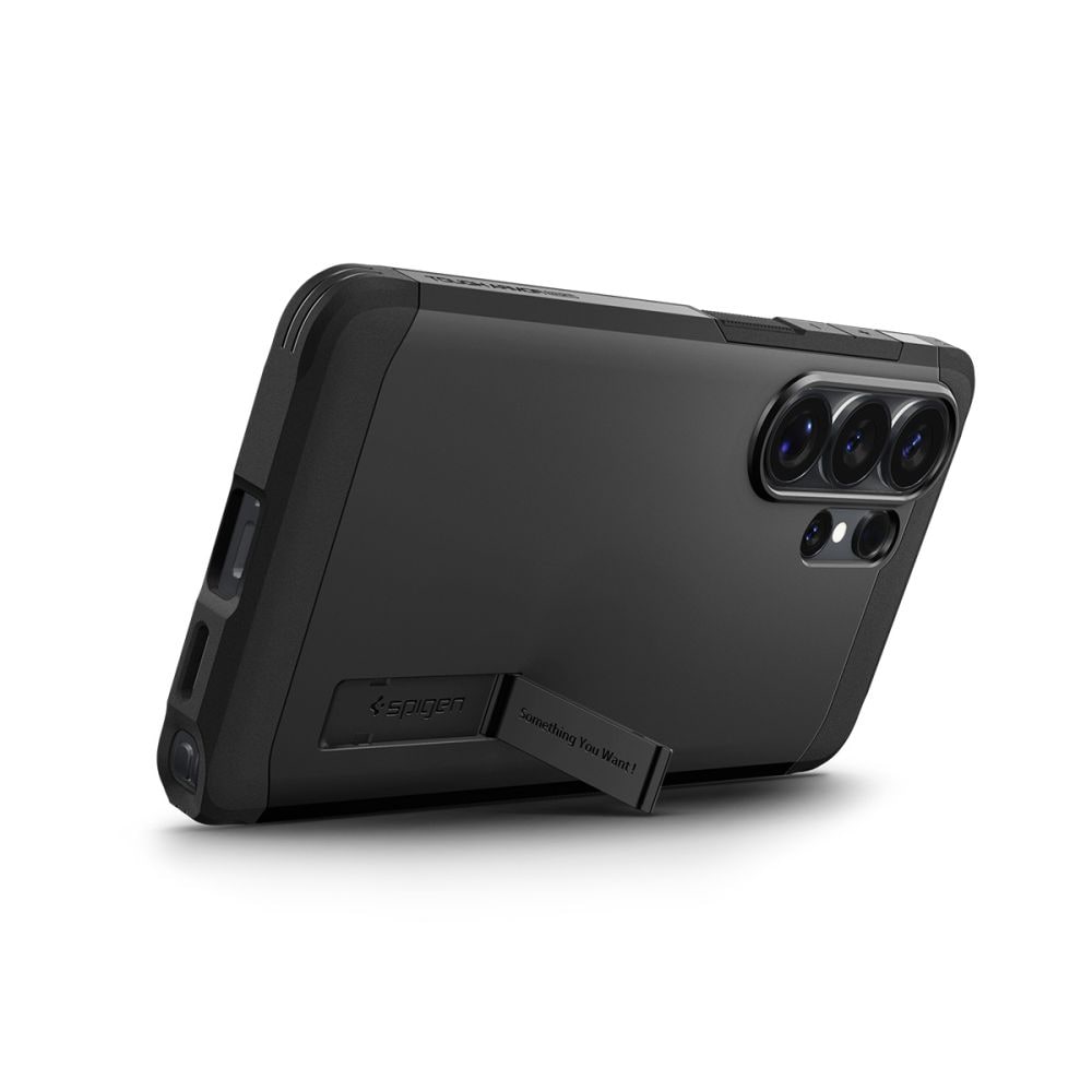 Spigen Tough Armor Mag Mag MagSafe -kotelo Samsung Galaxy S26 Ultra - mustalle puhelimelle - musta