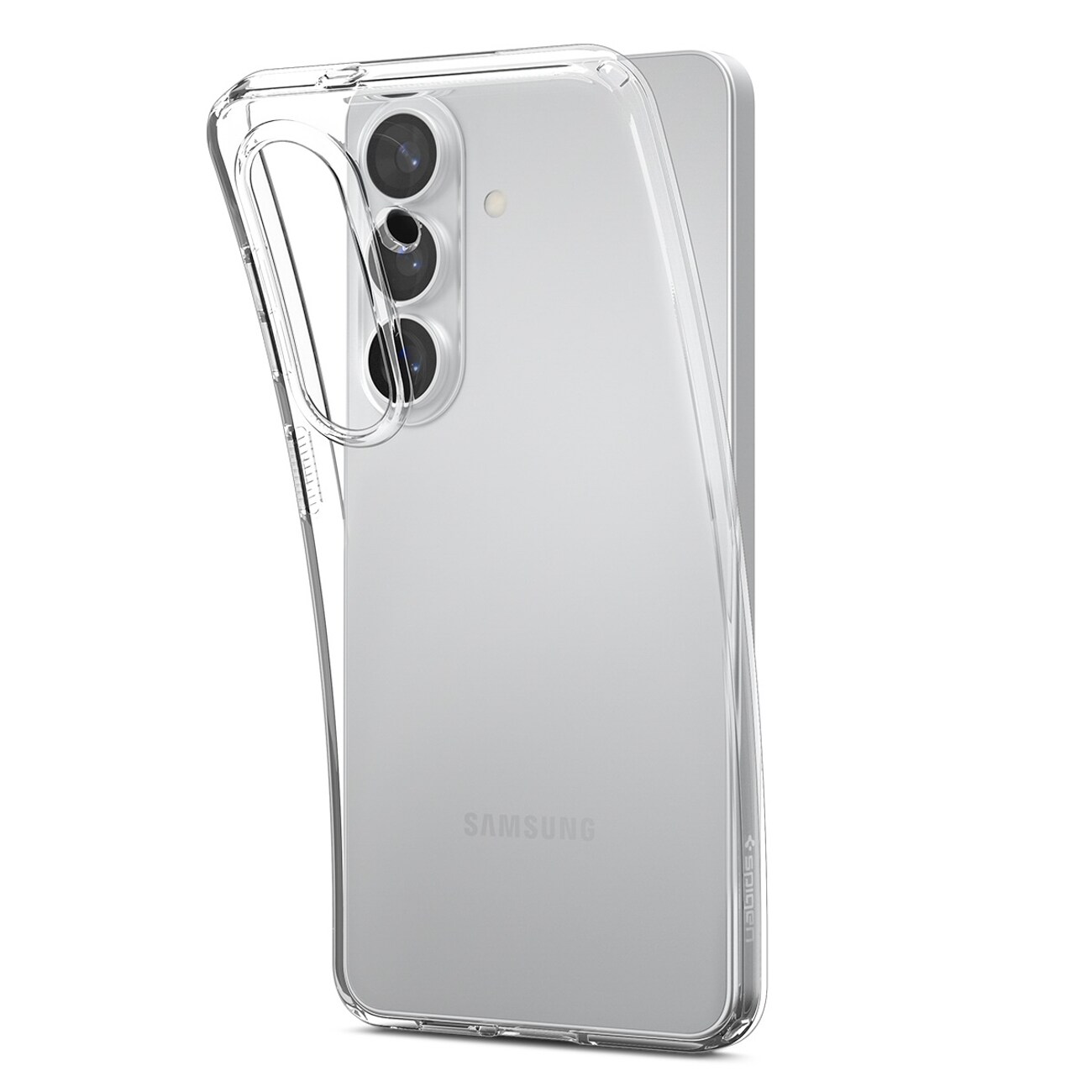 Spigen Nestekide kotelo Samsung Galaxy S26+:lle - läpinäkyvä