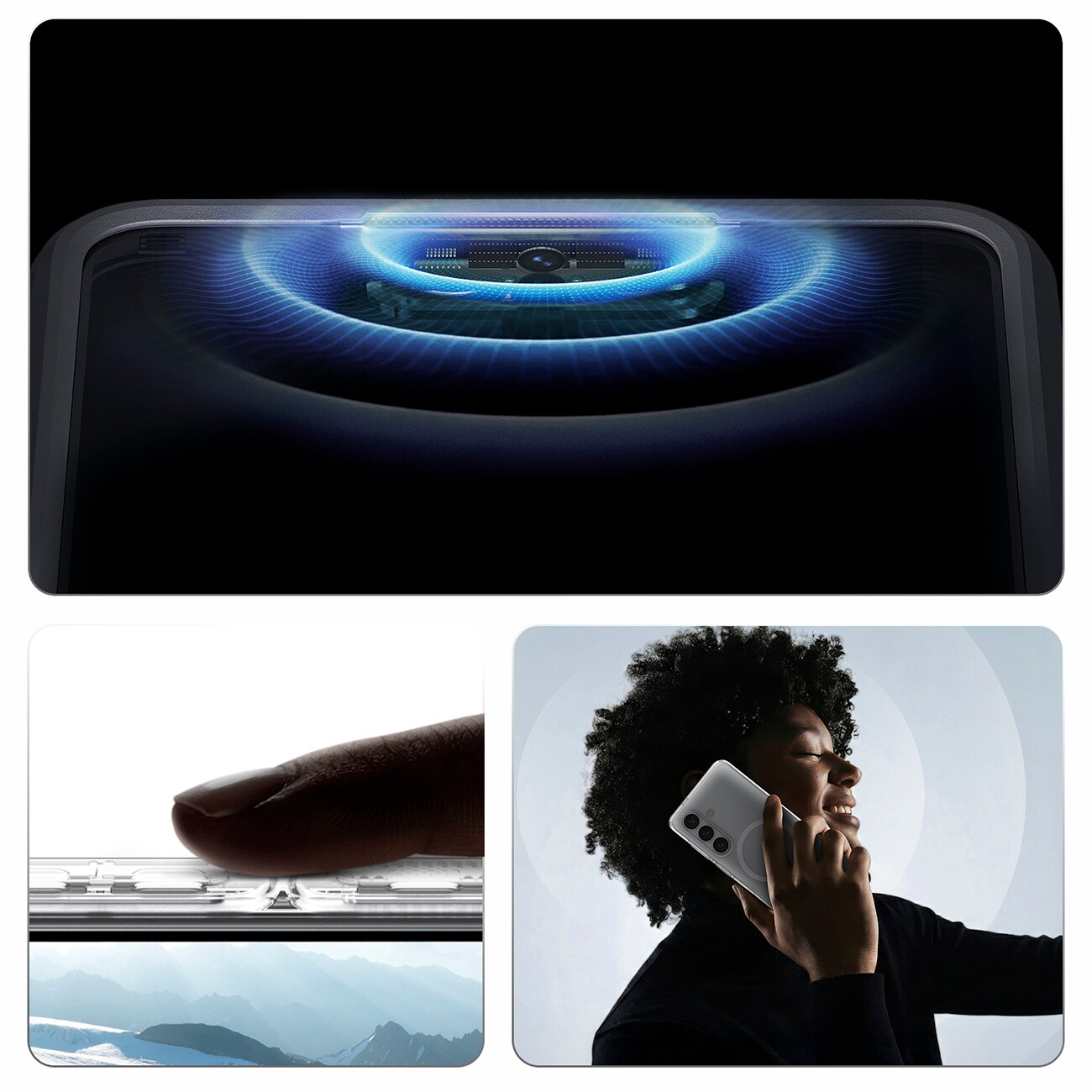 Spigen Ultra Hybrid Mag Mag MagSafe -kotelo Samsung Galaxy S26+ -puhelimelle - Kirkas ja valkoinen