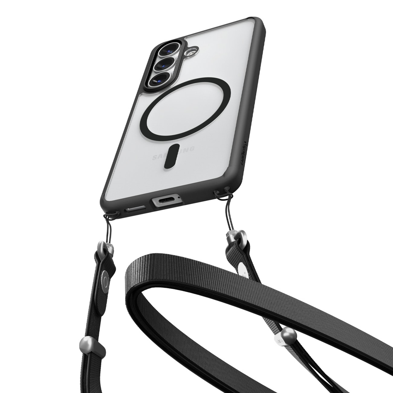 Spigen Ultra Hybrid Mag Mag MagSafe -kotelo Samsung Galaxy S26+ - Kirkas musta