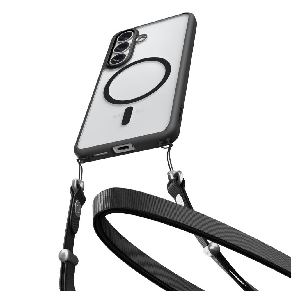 Spigen Ultra Hybrid Mag Mag MagSafe -kotelo Samsung Galaxy S26+ - Kirkas musta