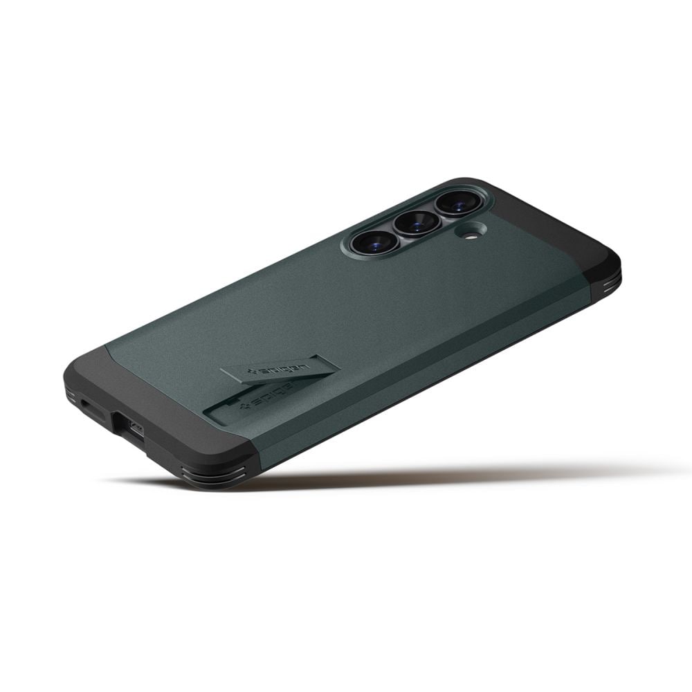 Spigen Tough Armor Mag Mag MagSafe -kotelo Samsung Galaxy S26+ -puhelimelle - vihreä
