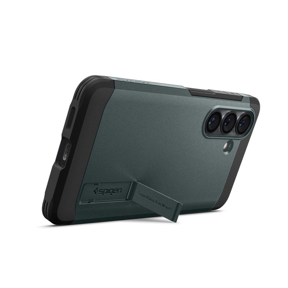 Spigen Tough Armor Mag Mag MagSafe -kotelo Samsung Galaxy S26+ -puhelimelle - vihreä