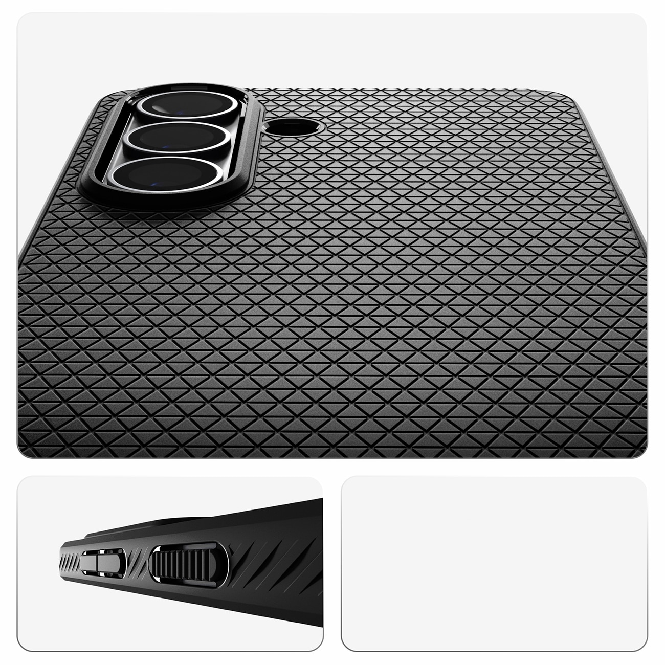 Spigen Liquid Air Mag Mag MagSafe -kotelo Samsung Galaxy S26 - mustalle puhelimelle - musta