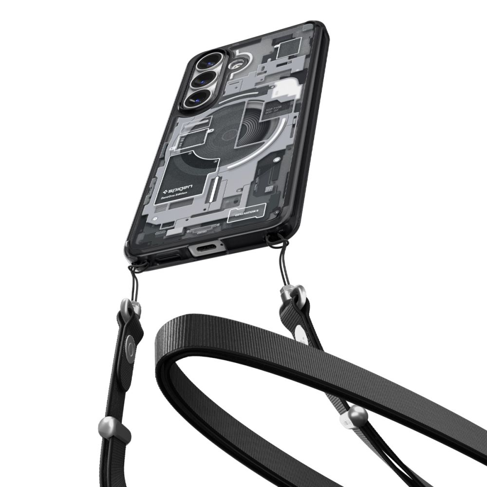 Spigen Ultra Hybrid Mag Mag MagSafe kotelo Samsung Galaxy S26 Zero One - Kirkas musta