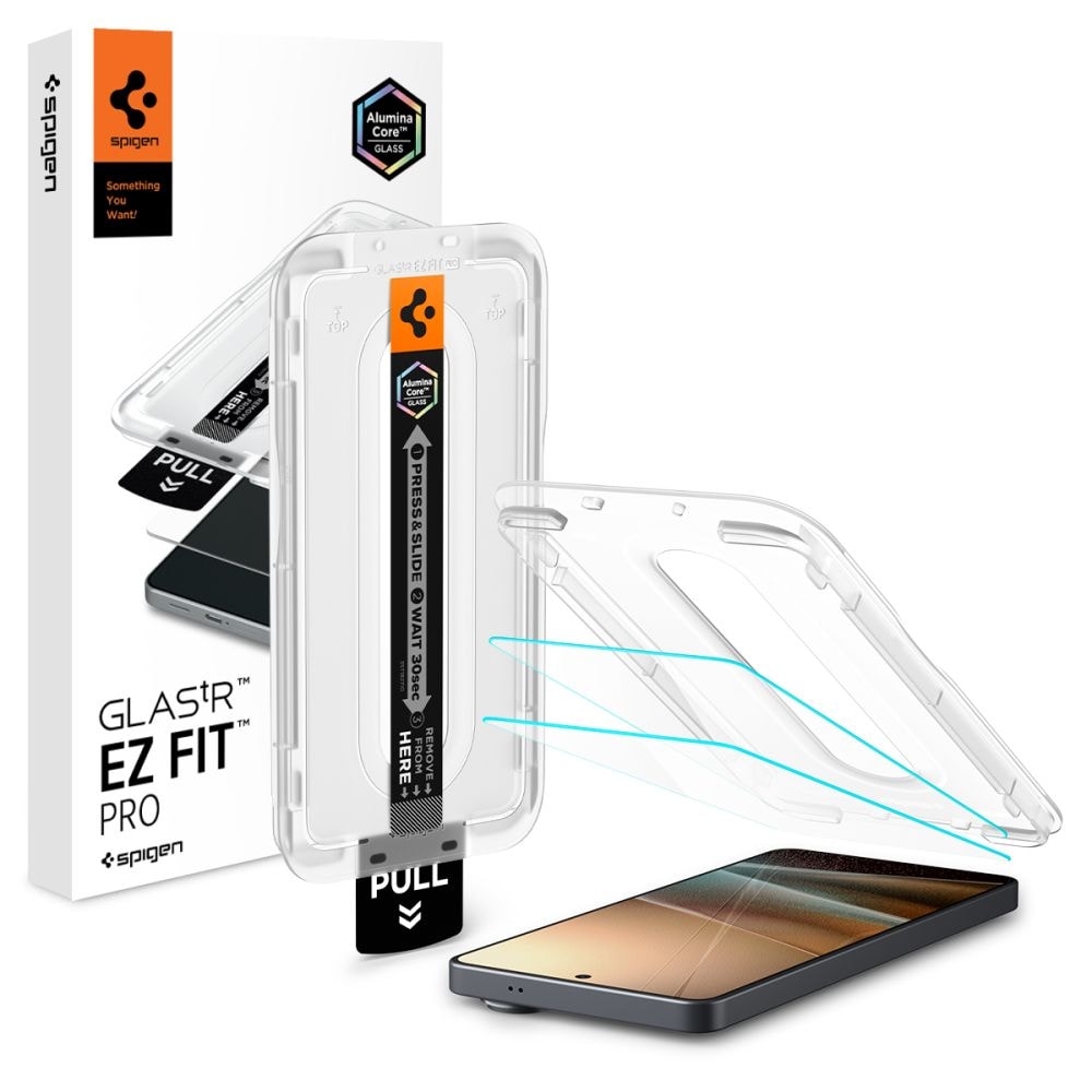 Spigen Glas.Tr Ez Fit Pro heijastuksenesto karkaistu lasi 2-pack Samsung Galaxy S26 Ultra