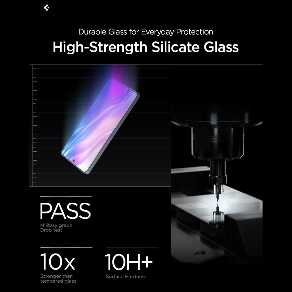 Spigen Glas.Tr Ez Fit Pro heijastuksenesto karkaistu lasi 2-pack Samsung Galaxy S26 Ultra