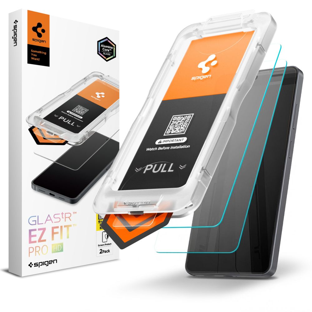 Spigen Glas.Tr Ez Fit Pro HD karkaistu lasi 2-pack Samsung Galaxy S26 Ultra -puhelimelle