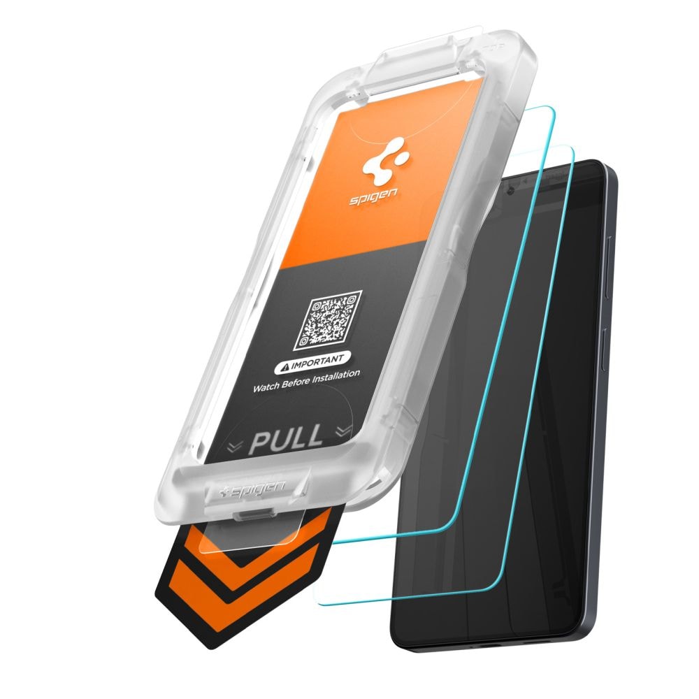 Spigen Glas.Tr Ez Fit Pro HD karkaistu lasi 2-pack Samsung Galaxy S26+ -puhelimelle