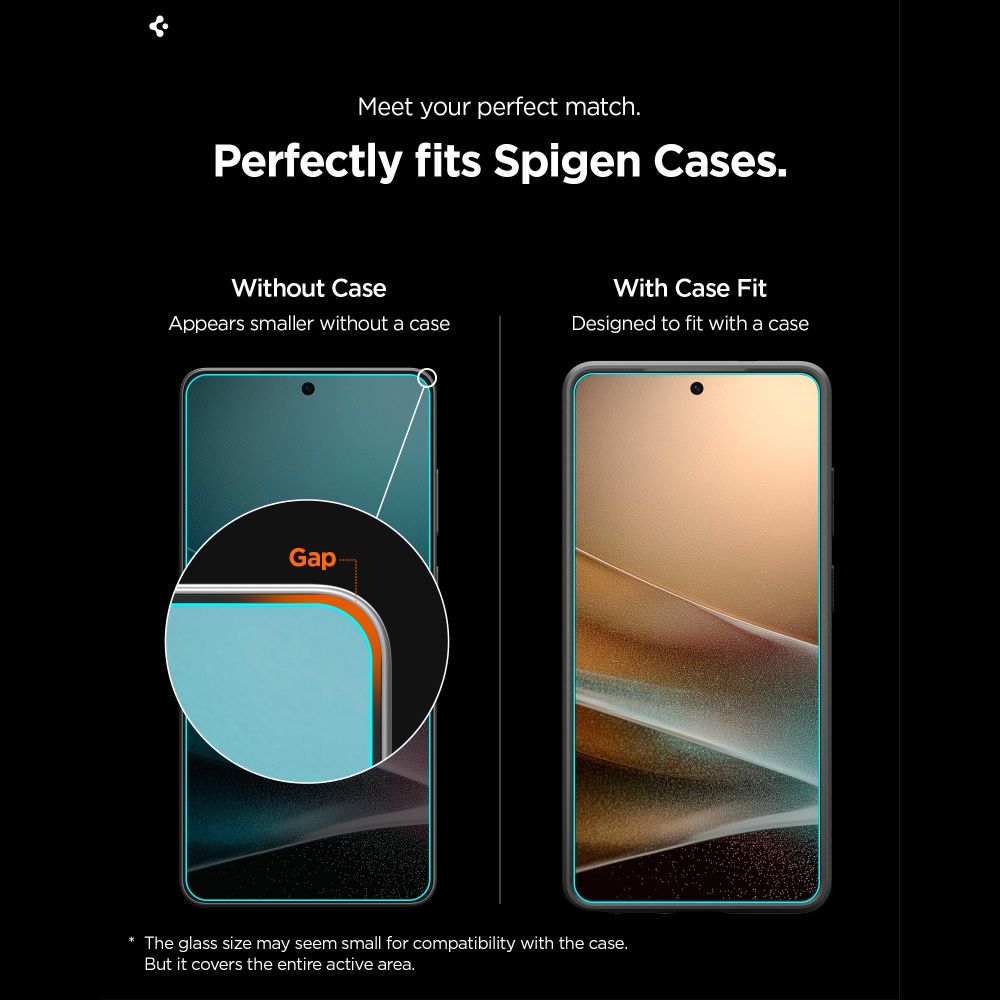 Spigen Glas.Tr Ez Fit Pro HD karkaistu lasi Samsung Galaxy S26+ -puhelimelle
