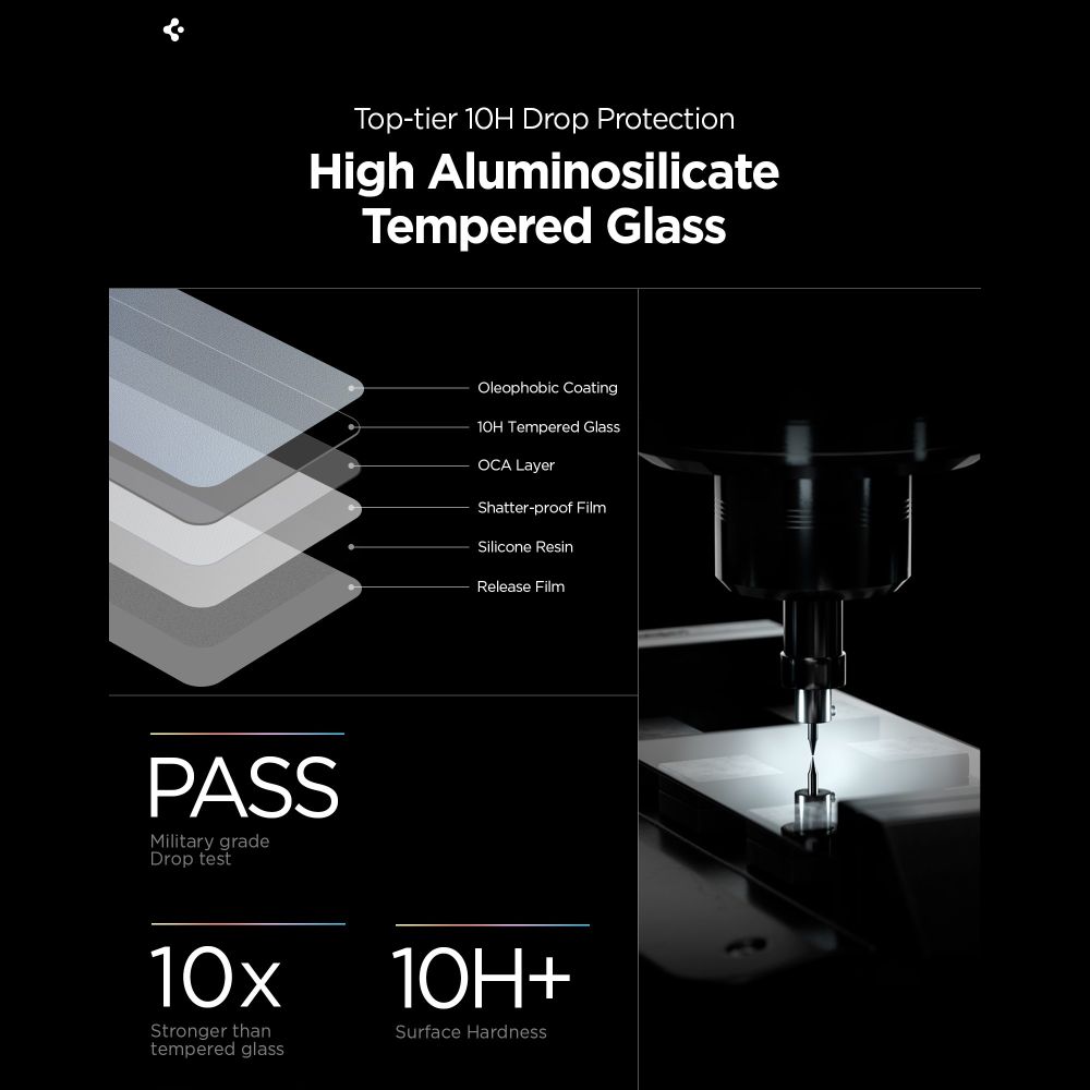 Spigen Glas.Tr Ez Fit Pro HD karkaistu lasi Samsung Galaxy S26+ -puhelimelle