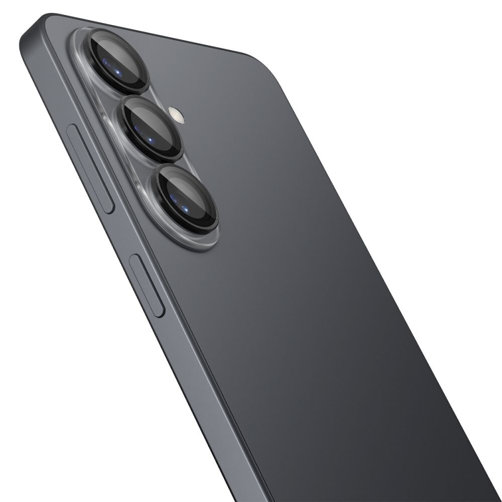 Spigen Glas.Tr Ez Fit Optik Pro HD -kamerasuoja 2-pack Samsung Galaxy S26+:lle - musta