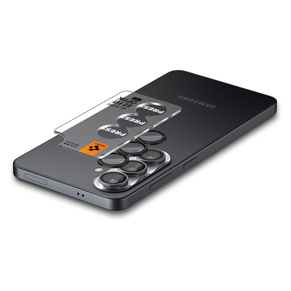 Spigen Glas.Tr Ez Fit Optik Pro HD -kamerasuoja 2-pack Samsung Galaxy S26+:lle - musta