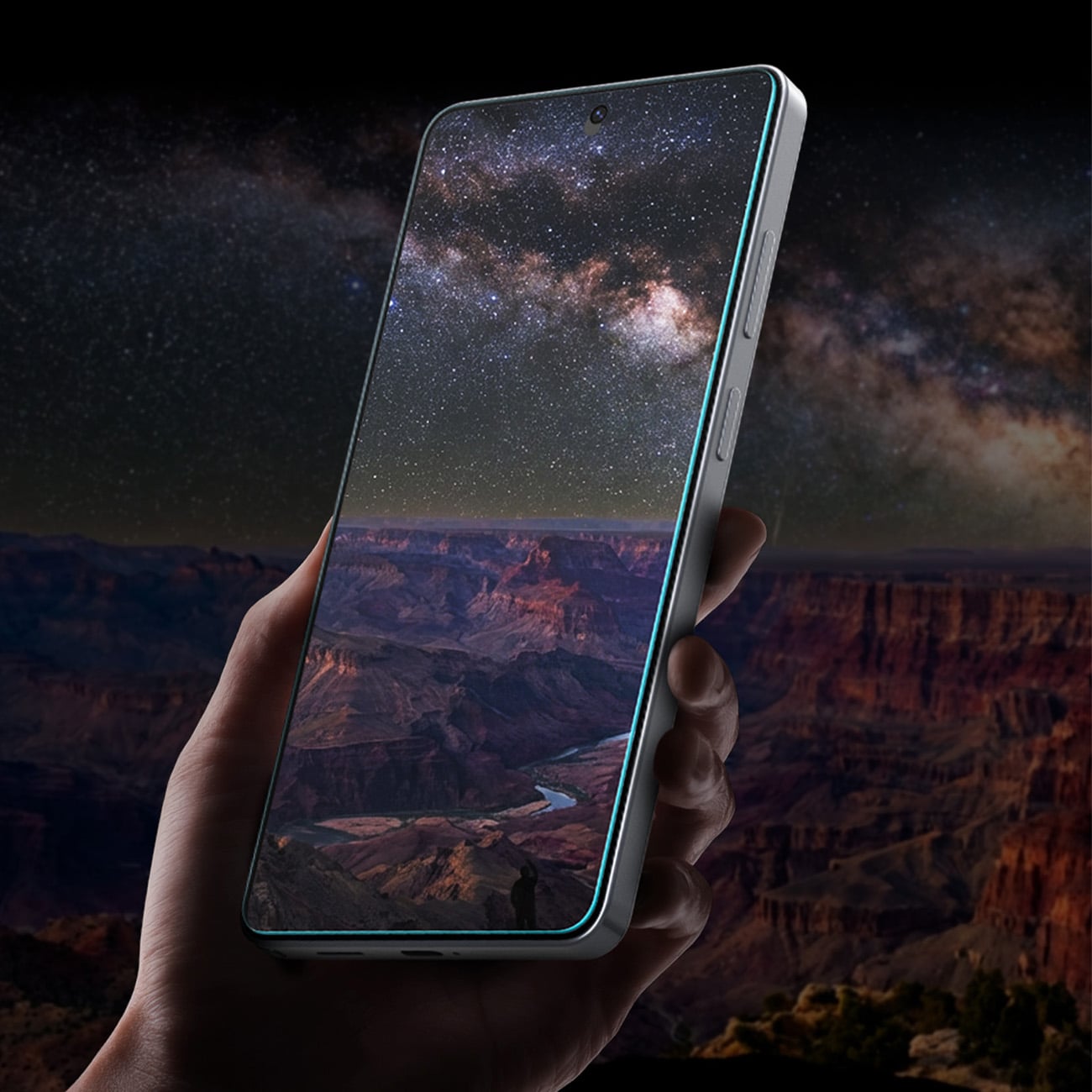 Spigen Glas.Tr Ez Fit Pro HD karkaistu lasi 2-pack Samsung Galaxy S26 -puhelimelle