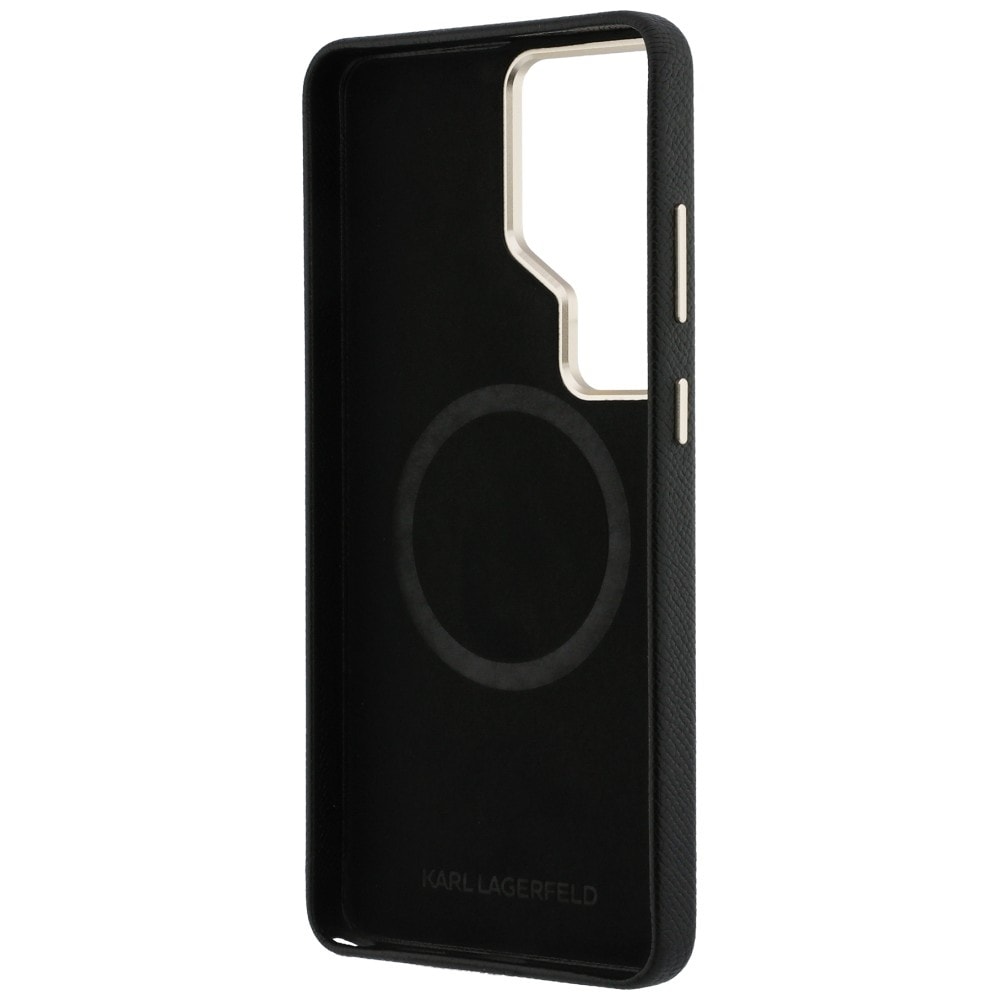 Karl Lagerfeld K Metal Logo MagSafe kotelo Samsung Galaxy S26 Ultra - musta