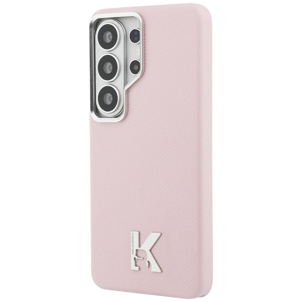 Karl Lagerfeld K Metal Logo MagSafe Case for Samsung Galaxy S26 Ultra - vaaleanpunainen