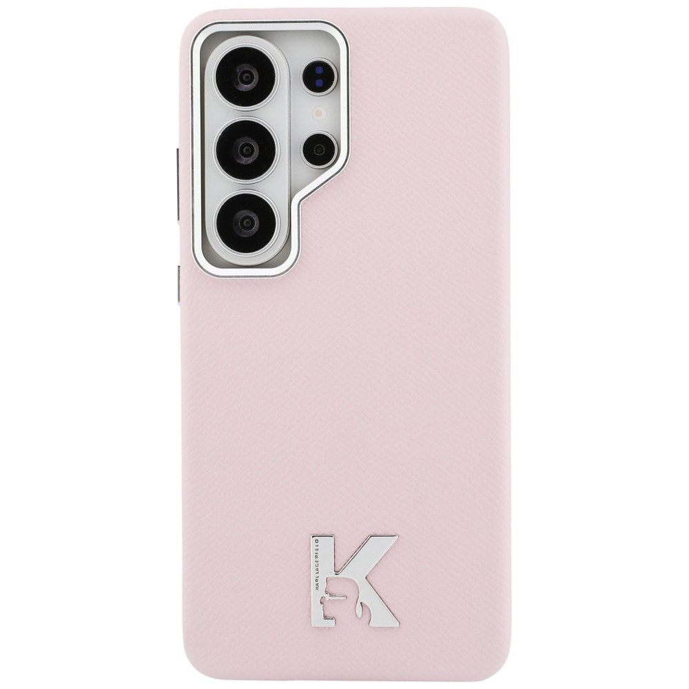 Karl Lagerfeld K Metal Logo MagSafe Case for Samsung Galaxy S26 Ultra - vaaleanpunainen