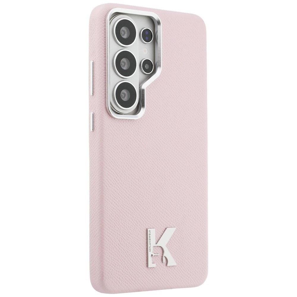 Karl Lagerfeld K Metal Logo MagSafe Case for Samsung Galaxy S26 Ultra - vaaleanpunainen