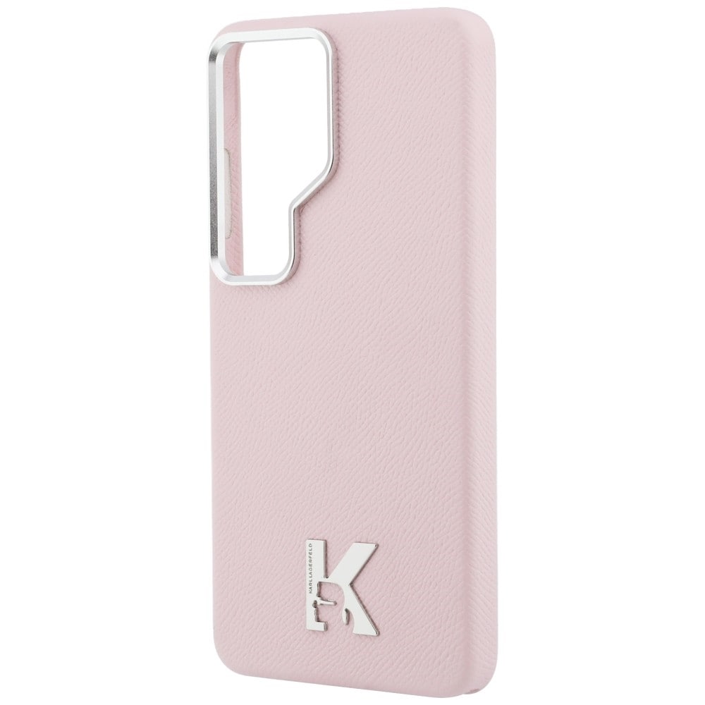 Karl Lagerfeld K Metal Logo MagSafe Case for Samsung Galaxy S26 Ultra - vaaleanpunainen