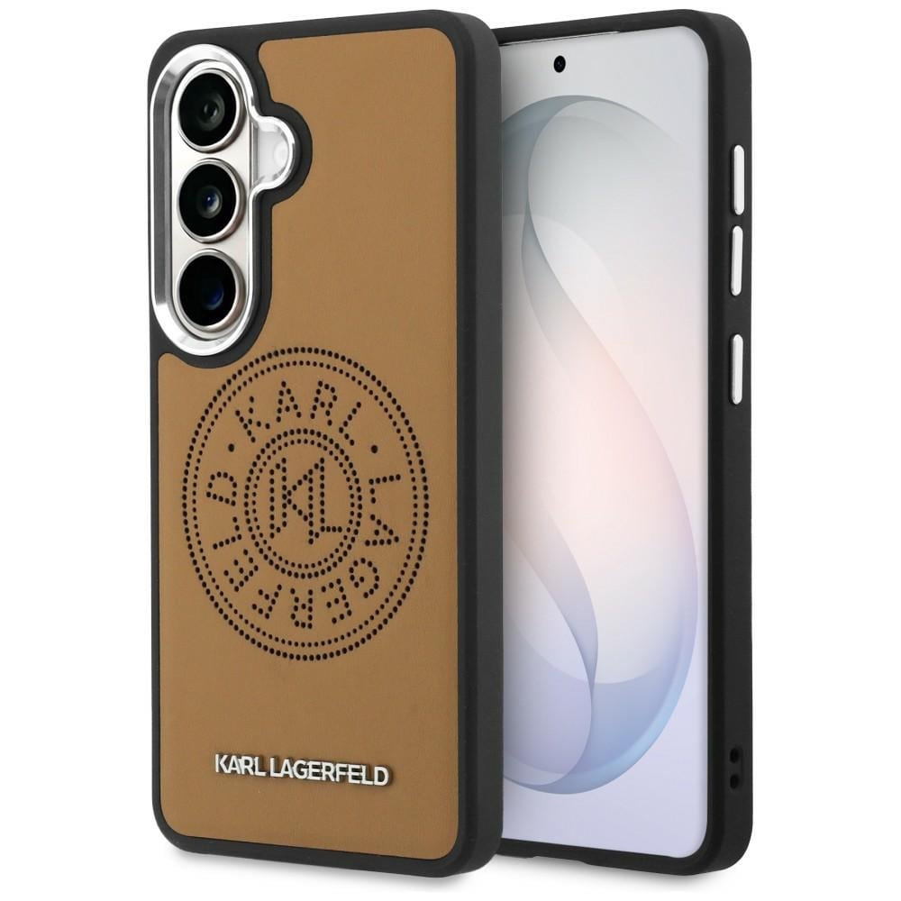 Karl Lagerfeld rei'itetty KL MagSafe Case for Samsung Galaxy S26 - ruskea