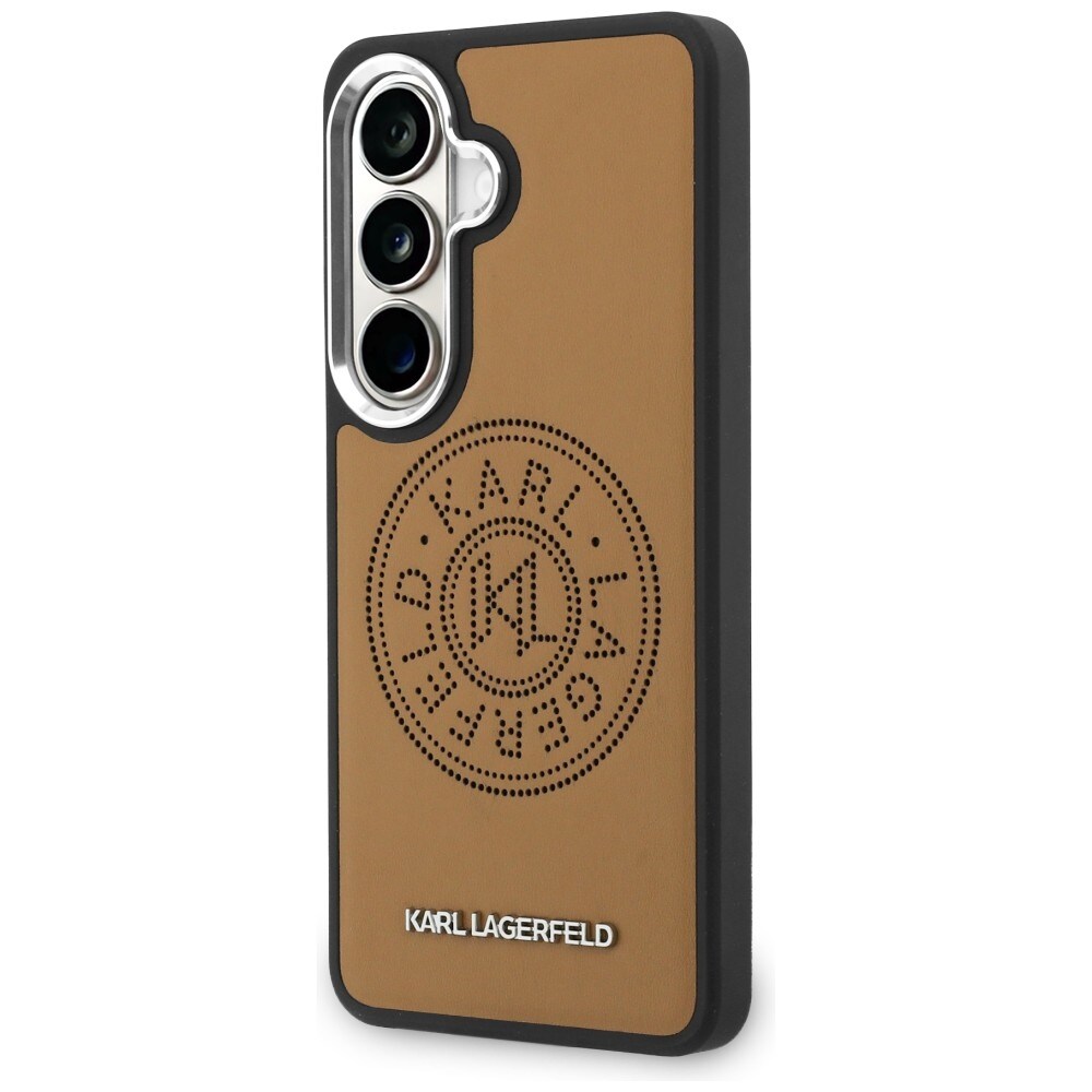 Karl Lagerfeld rei'itetty KL MagSafe Case for Samsung Galaxy S26 - ruskea
