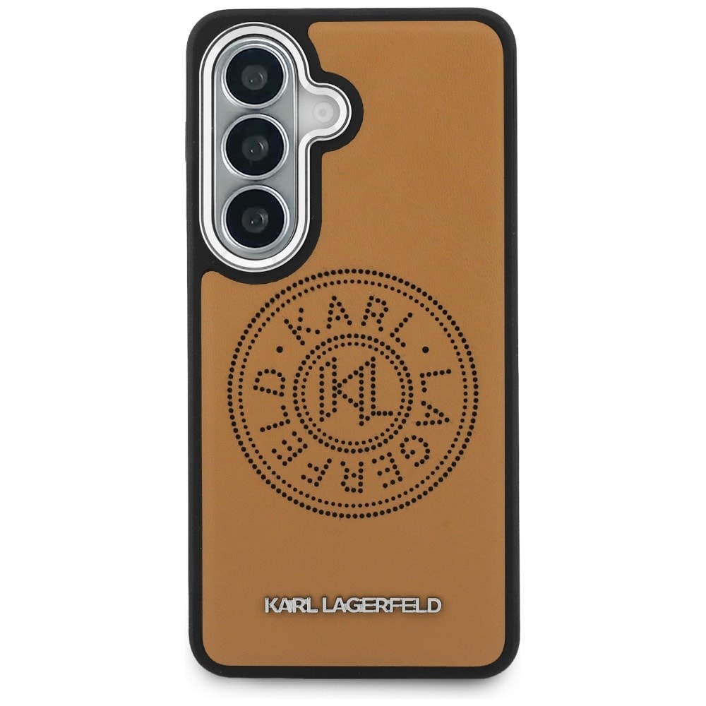 Karl Lagerfeld rei'itetty KL MagSafe Case for Samsung Galaxy S26 - ruskea