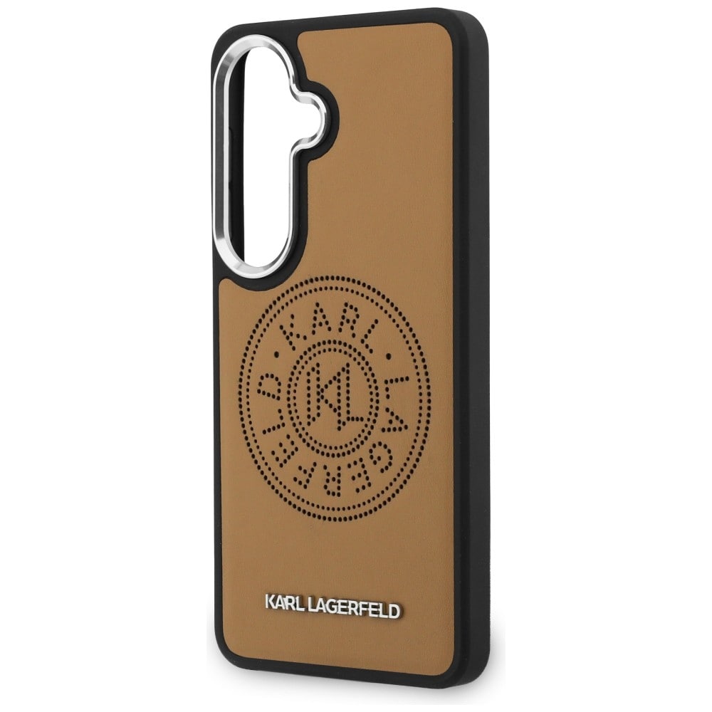 Karl Lagerfeld rei'itetty KL MagSafe Case for Samsung Galaxy S26 - ruskea