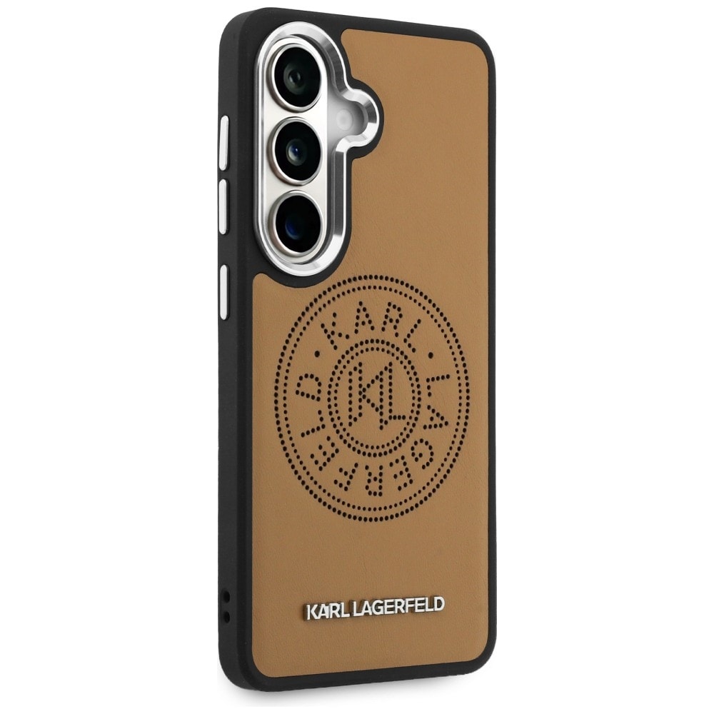 Karl Lagerfeld rei'itetty KL MagSafe Case for Samsung Galaxy S26+ - ruskea