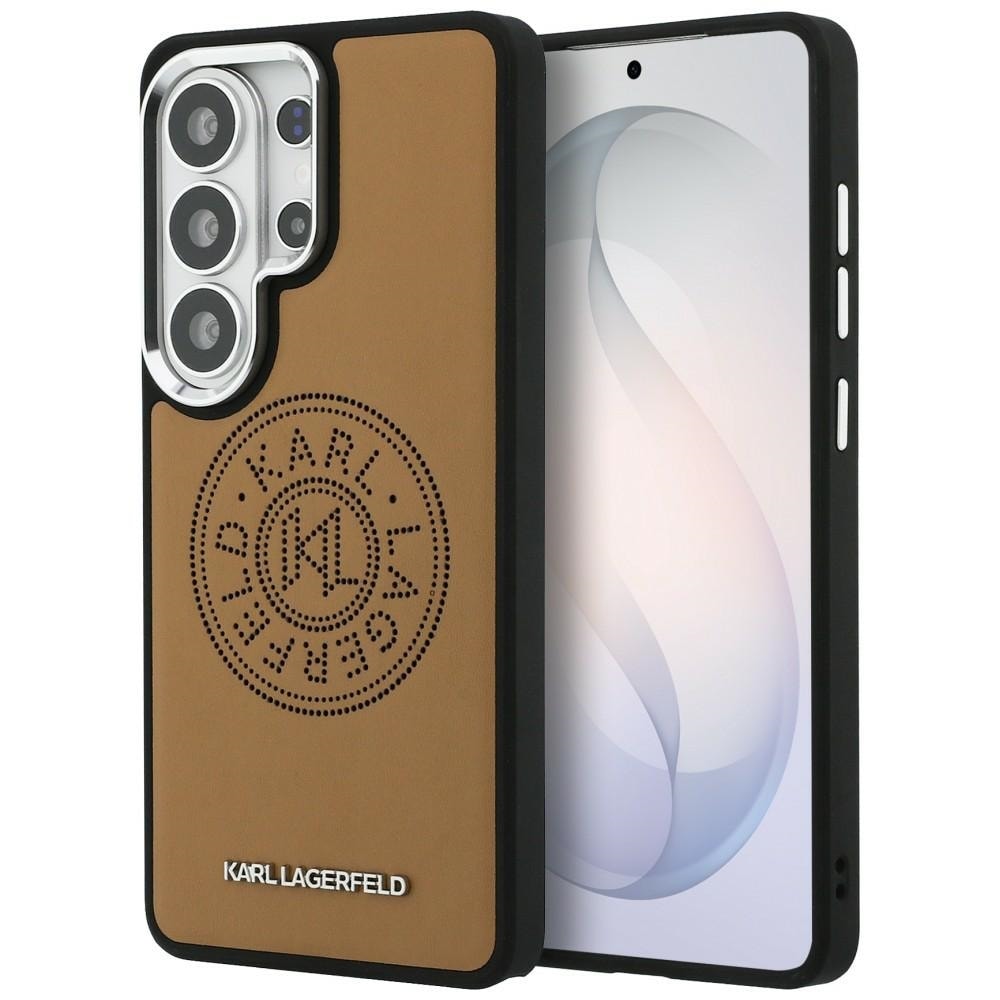 Karl Lagerfeld rei'itetty KL MagSafe Case for Samsung Galaxy S26 Ultra - ruskea