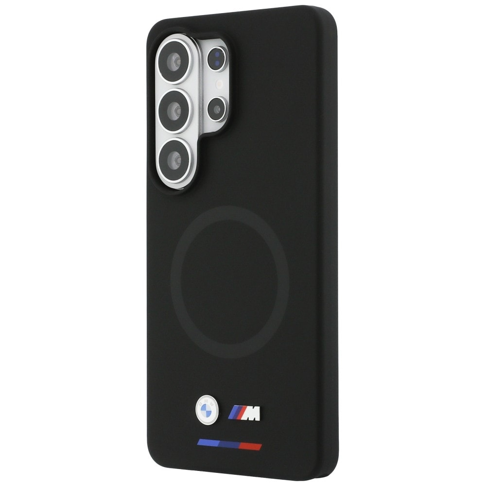 BMW M Silikoni MagSafe suojakotelo Samsung Galaxy S26 Ultra - mustalle - musta