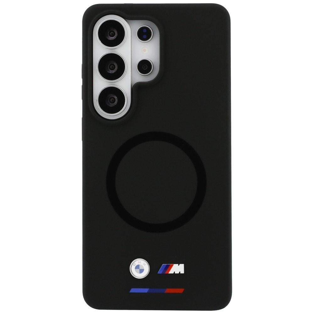 BMW M Silikoni MagSafe suojakotelo Samsung Galaxy S26 Ultra - mustalle - musta