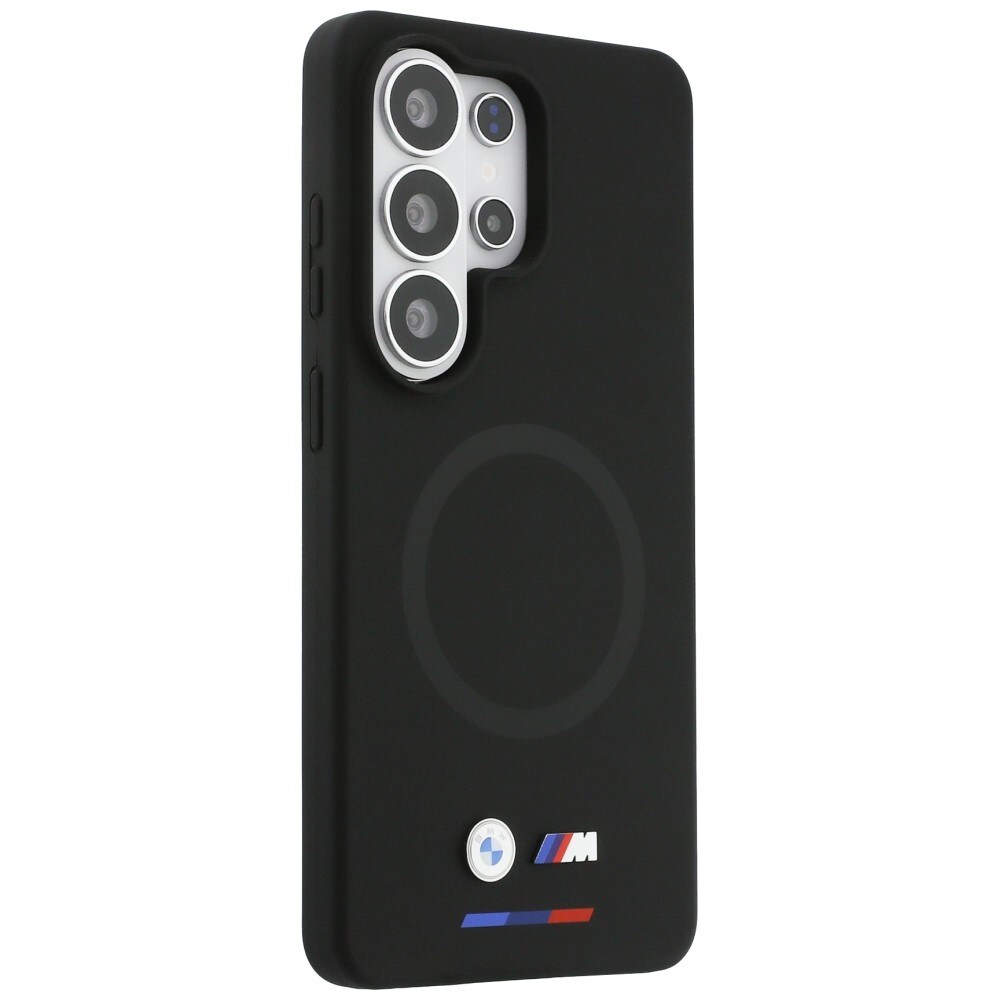 BMW M Silikoni MagSafe suojakotelo Samsung Galaxy S26 Ultra - mustalle - musta