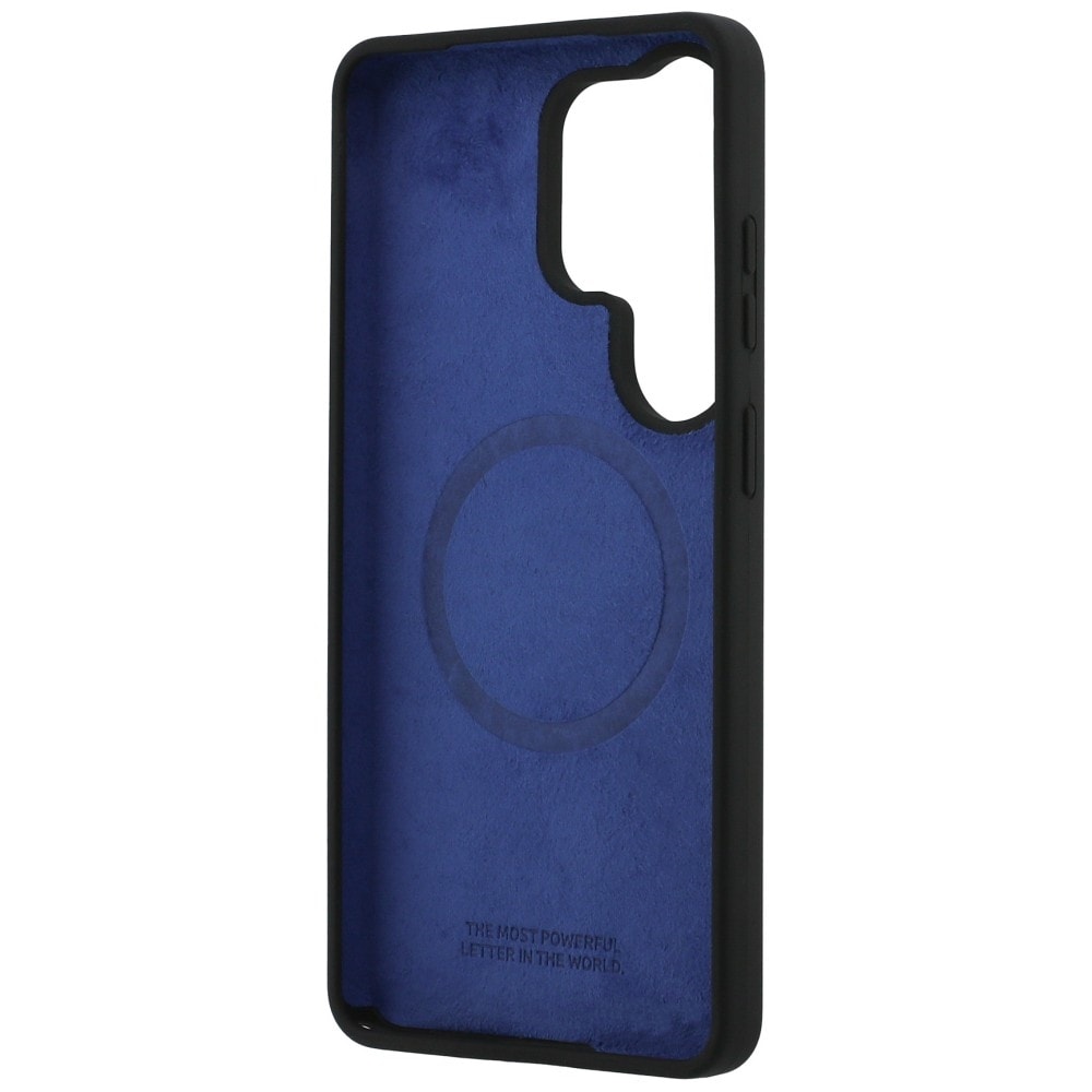 BMW M Silikoni MagSafe suojakotelo Samsung Galaxy S26 Ultra - mustalle - musta