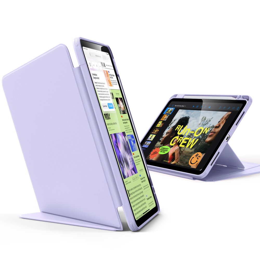 ESR Flip Hybridikotelo iPad 10.9" (2020-2022, 4./5.) / 11" (2024-2025, 6./7.) - Violetti