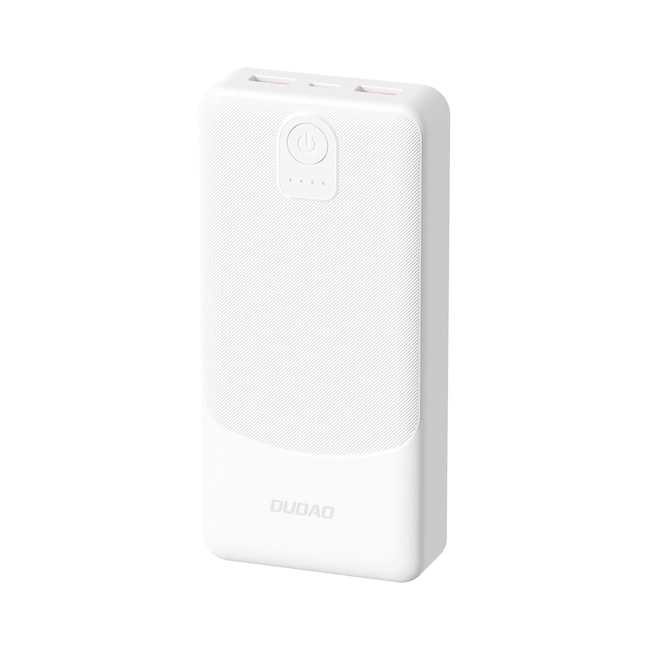 Dudao K10Pro Power Bank 2.4A 20000mAh 2 x USB-A - Valkoinen
