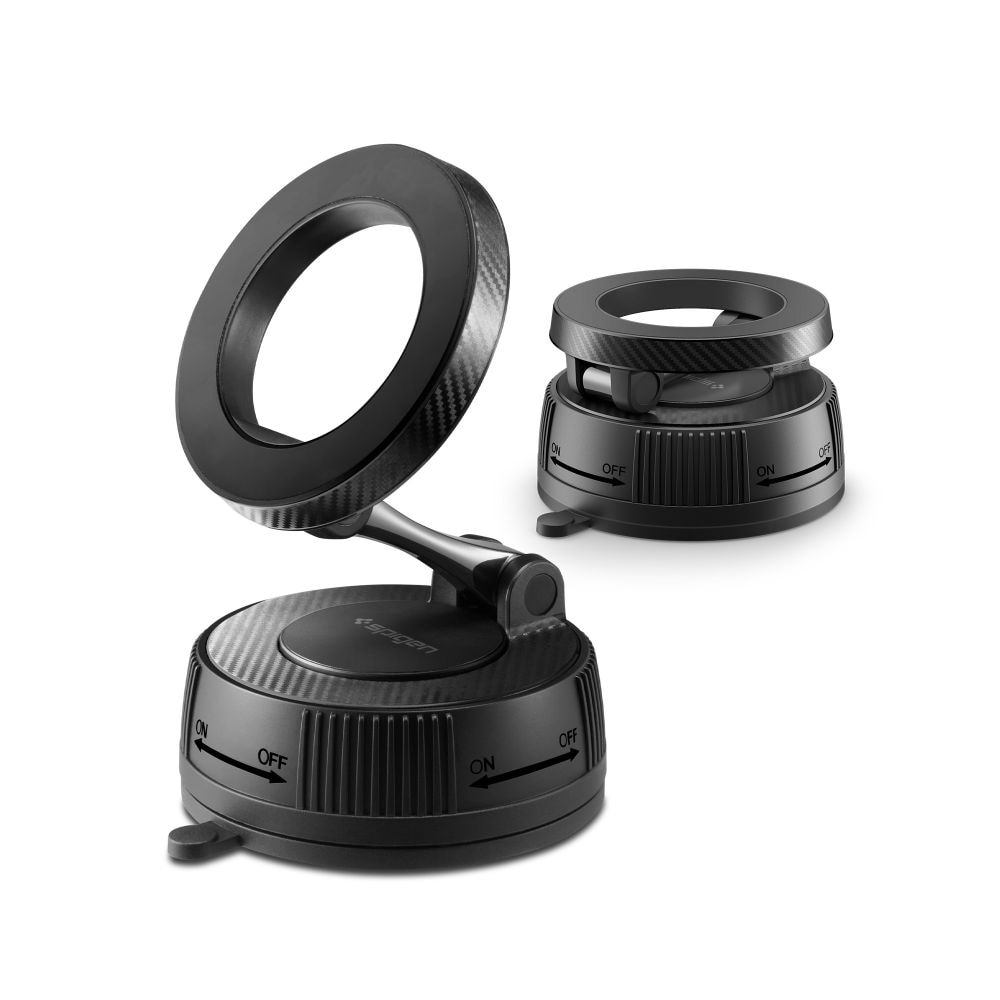 Spigen MFT36 MagSafe-autoteline kojelaudalle/tuulilasille - musta