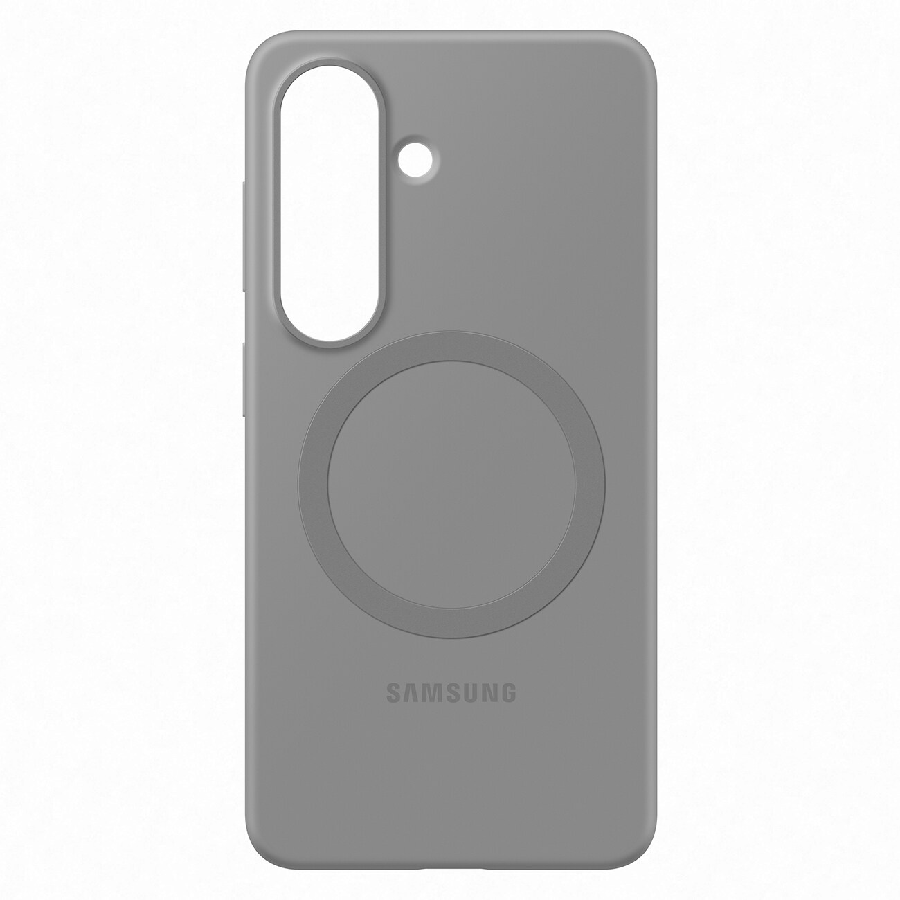 Samsung Silikoni Magnet suojakotelo Samsung Galaxy S26:lle, MagSafe-yhteensopiva - harmaa