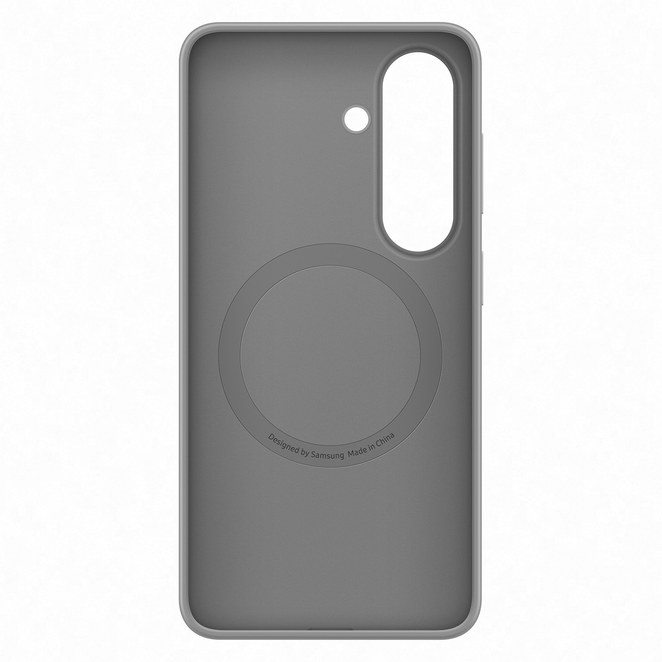 Samsung Silikoni Magnet suojakotelo Samsung Galaxy S26:lle, MagSafe-yhteensopiva - harmaa