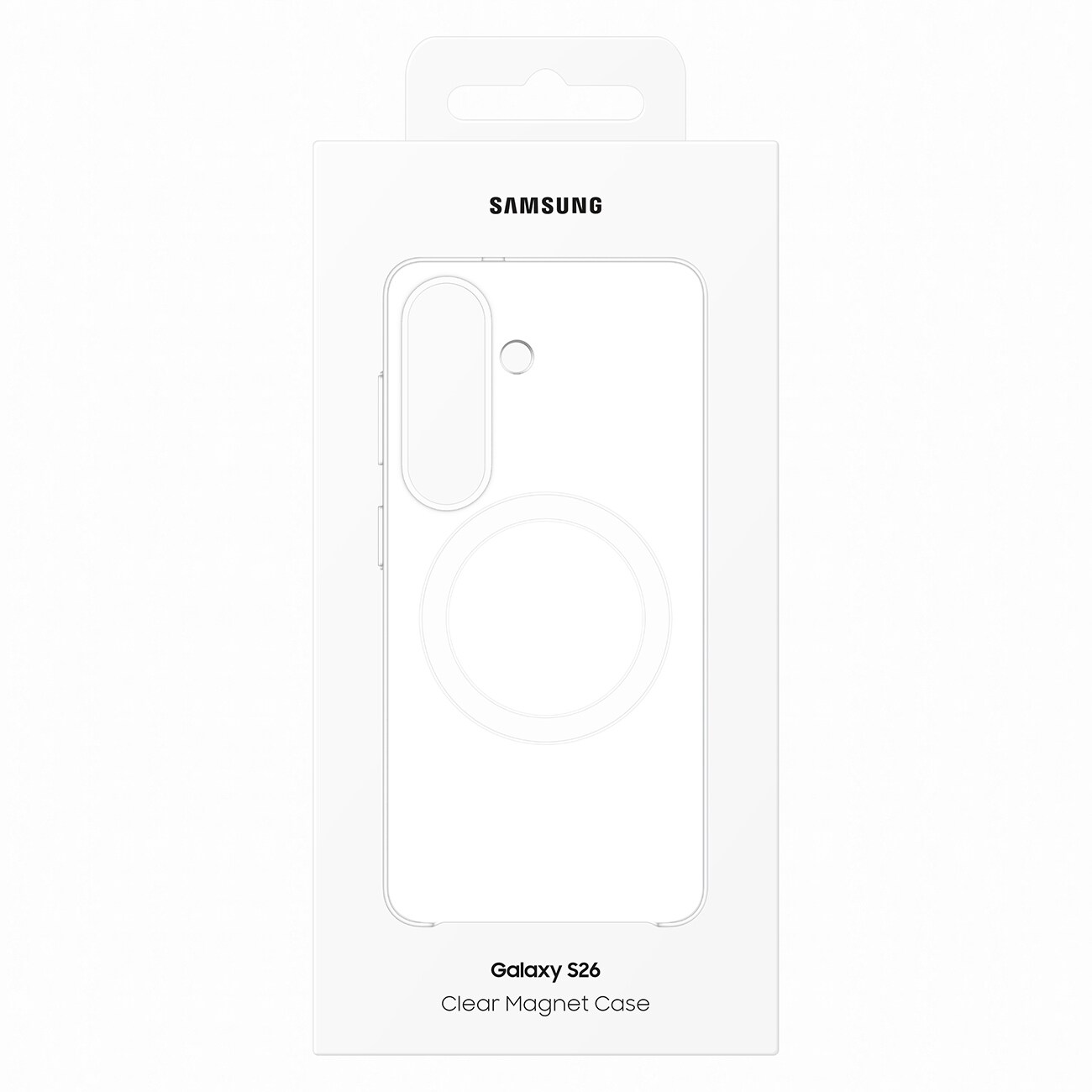 Samsung Kirkas Magnet Kotelo Galaxy S26:lle, MagSafe-yhteensopiva - läpinäkyvä